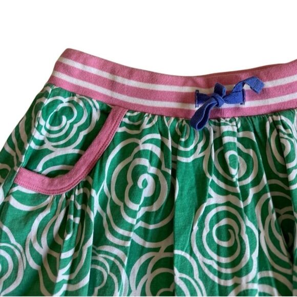 Mini Boden Girls Green & Pink Floral Print Skort Size 9-10Y - Picture 7 of 7